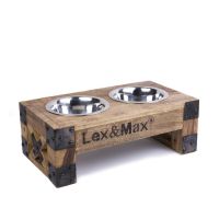 Wooden Feeder with Bowl 2