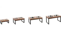 Eet- en Drinkbak Staander Tommy Duo 2