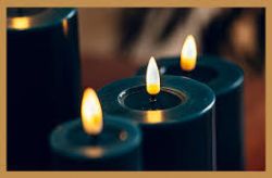 DeluxeHomeart Black LED Candle D: 10 * 10 cm 2