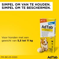 AdTab Kauwtablet Hond >5,5 - 11kg 6