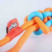 Hondenspeeltje Twisting Tugger blauw/oranje 5
