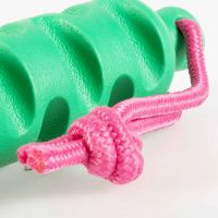 Hondenspeeltje Groovy Grip groen/roze 5