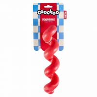 Hondenspeeltje Squiggle rood 2