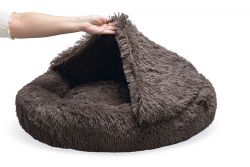 Hondenmand Pluche Bruin 1