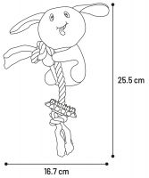 Speelgoed Puppy Dadi Koala met touw Groen 3