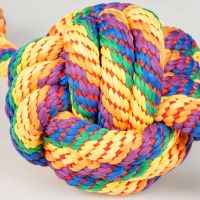 Sweater touwbal meerkleurig 3