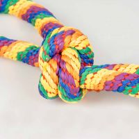 Sweater touw lus 3 knopen meerkleurig 3