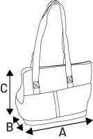 Draagtas Pookie Beige 50x24x26cm 6