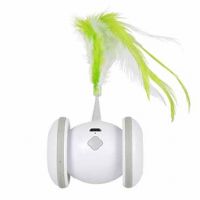 Elektronisch Kattenspeeltje Racing Roller Wit 7