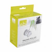 Elektronisch Kattenspeeltje Racing Roller Wit 2