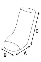 Sokken Adda 4 stuks Cognac 4