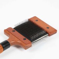 Japandi Duo Slickerborstel met Flexibele Kop Bruin 3