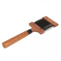 Japandi Duo Slickerborstel met Flexibele Kop Bruin 1