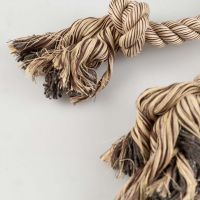 Flossy Kruistouw met 4 Knopen Bruin 4