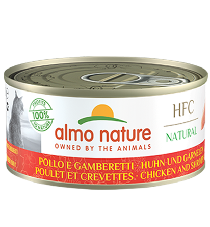 Almo Nature Kat HFC Kip en Garnaaltjes