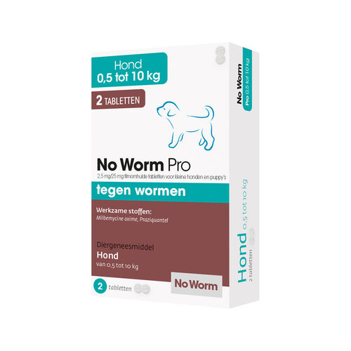 No Worm Pro Puppy/Kleine Hond