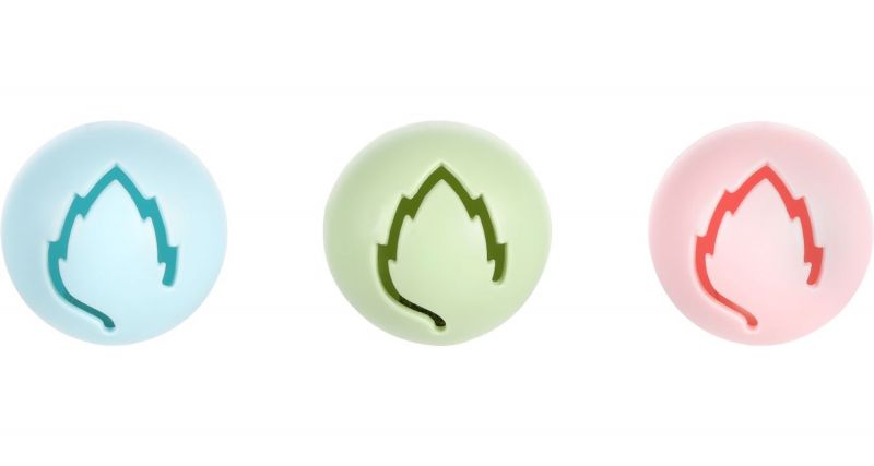 Balletjes Iris Roze/Groen/Blauw