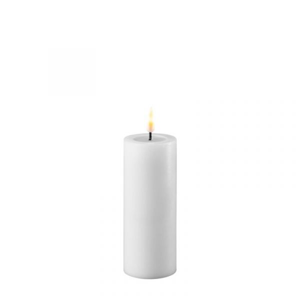 DeluxeHomeart White LED Candle D: 5 * 15 cm