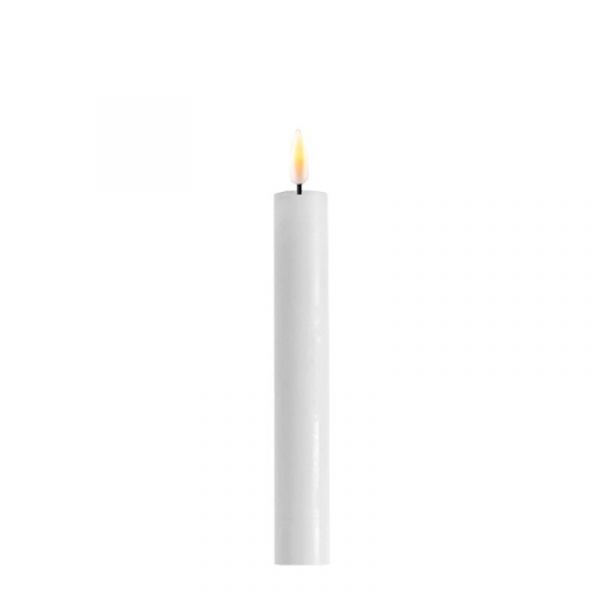 DeluxeHomeart White LED Dinner Candle D: 2,2 * 15 cm (2 pcs.)