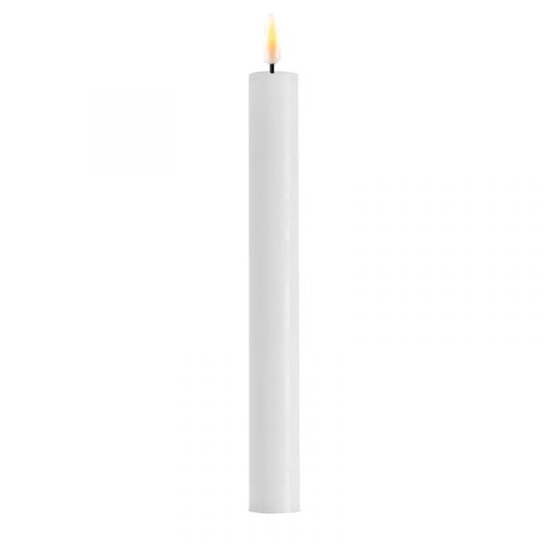 DeluxeHomeart White LED Dinner Candle D: 2,2 * 24 cm (2 pcs.)