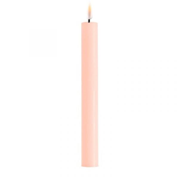 DeluxeHomeart Light Pink LED Dinner Candle D: 2,2 * 24 cm (2 pcs.)