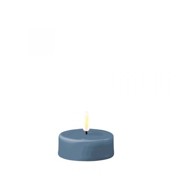 DeluxeHomeart Ice Blue LED Jumbo Tealight Candle D: 6,1 * 5,5 cm (2 pcs.)