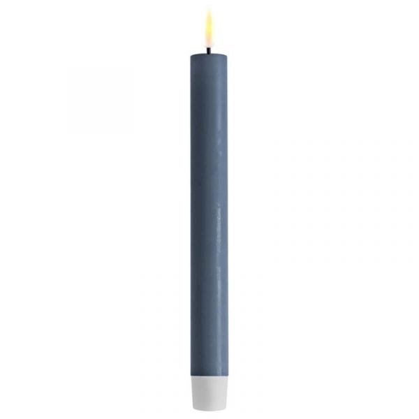 DeluxeHomeart Ice Blue LED Dinner Candle D: 2,2 * 24 cm (2 pcs.)
