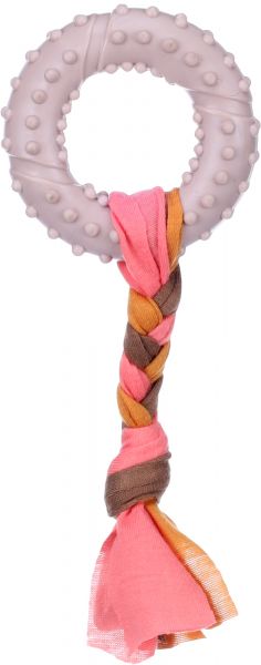 Speelgoed Puppy Bunty Ring Taupe