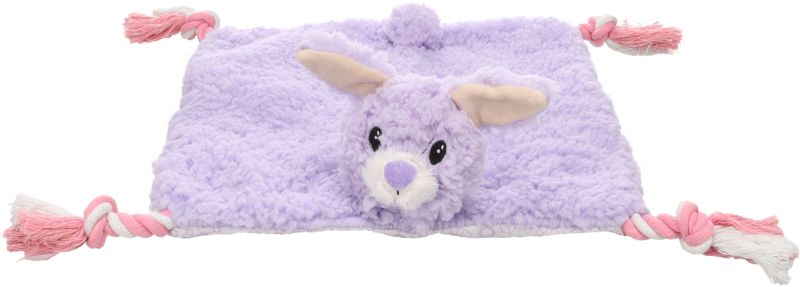 Kokko Konijn Knisperdeken met Touw Paars