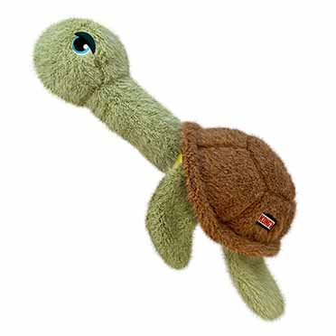 Kong Scruffs Turtle Groen/Bruin