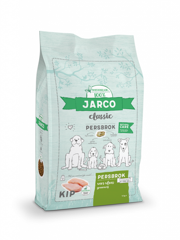 Jarco Dog Classic Persbrok Vers Vlees Kip