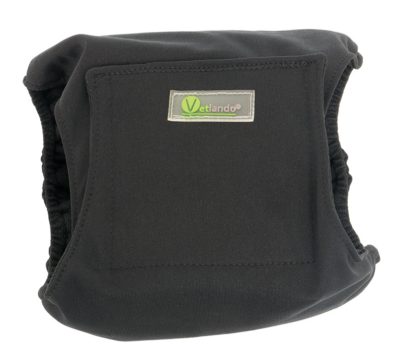 Vetlando Wasbare Luier voor Reuen Zwart