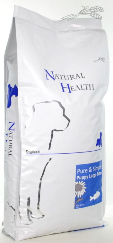 Natural Health Dog Fish & Rice Puppy Large