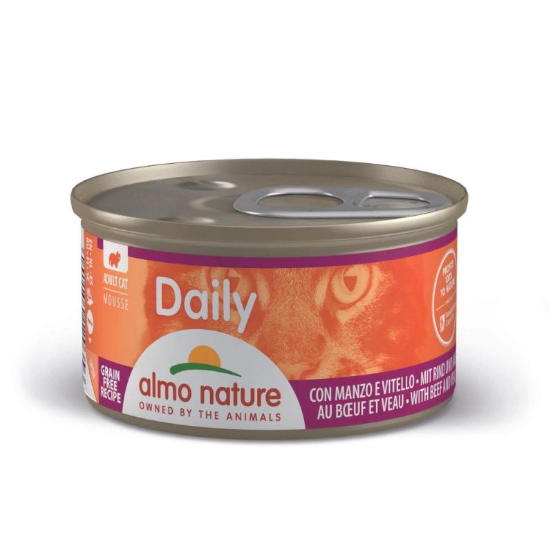 Almo Nature Kat Daily met Rund en Kalf