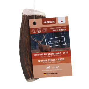 Chewies Edelhertengewei heel L 120gr-159gr 1st
