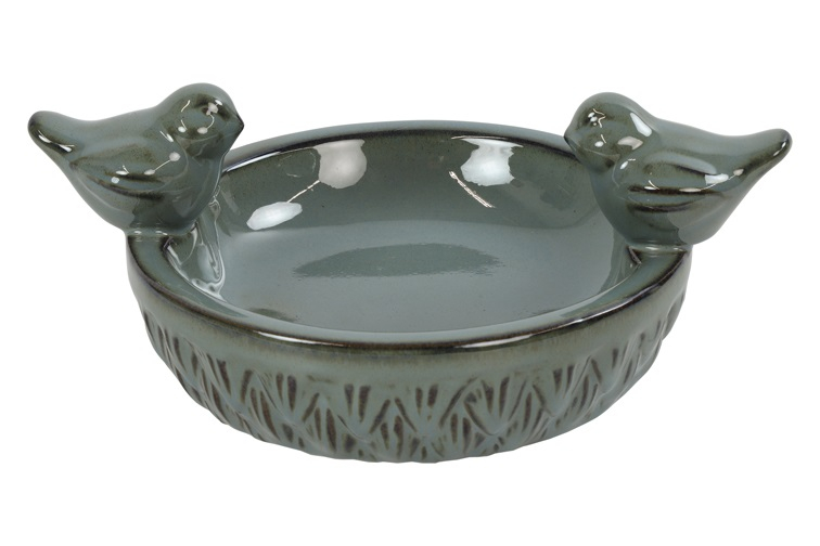 Vogelbad Jorinda L Blauw/Grijs