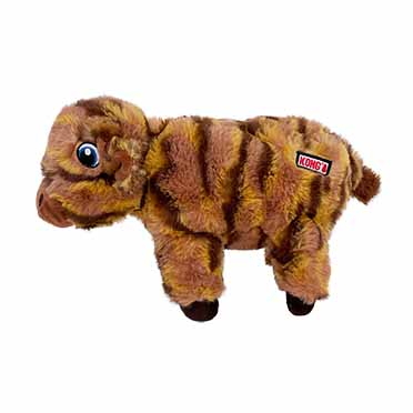 Kong Low Stuff Stripes Cow Bruin